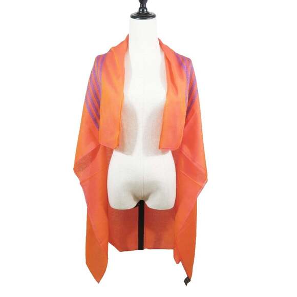 HERMES Authentic Blue Silk Scarf - Picture 5 of 7